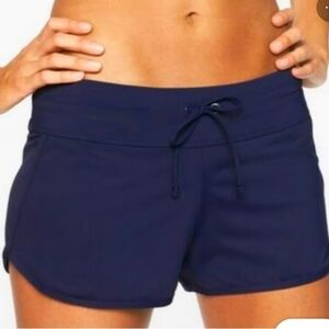 NWT Athleta Kata Dress Blue Swim Short Large